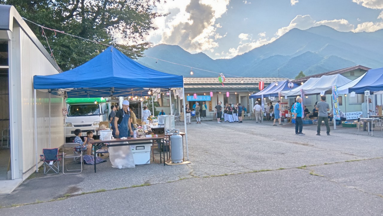 令和7年8月9日　清水区納涼祭出店