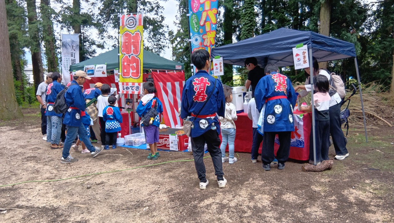 令和7年9月23日　三嶋神社例大祭　出店